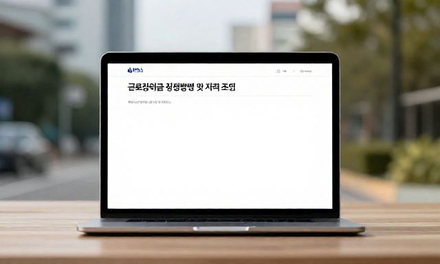 근로장려금신청방법 관련 이미지 - 근로장려금신청방법 및 자격 조건, 홈택스·모바일 단계별 가이드